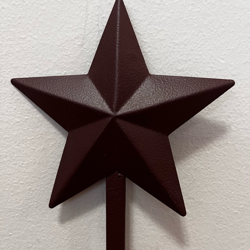 Bathroom hand towel holder primitive star